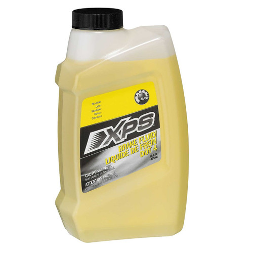 XPS DOT 4 Brake Fluid 293600131 in a yellow bottle