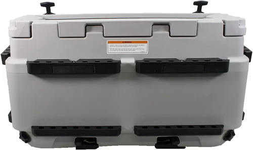 LinQ 51 L cooler, rear view showing the LinQ mounting points