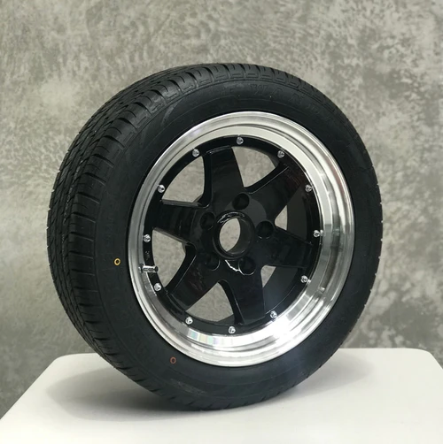 15x7 machined alloy wheel with 195/50 radial tyre (5041), Ford stud pattern