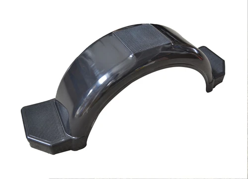 13-inch black plastic trailer mudguard (4001) for Towrex and SeaTrail trailers