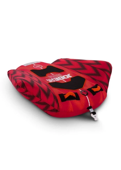 Jobe Hydra 1P towable 230120009 in red with chevron pattern, inflated