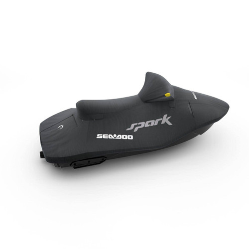Sea-Doo Trailering Cover Spark 2-Up with Riser, 295100912, on its own, side view