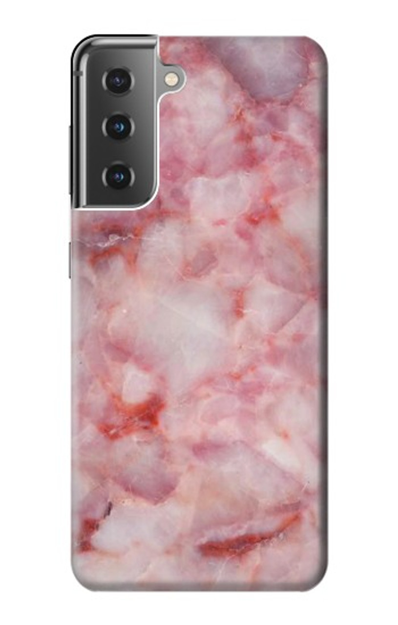 S2843 Pink Marble Texture Case For Samsung Galaxy S21 Plus 5g Galaxy S21 5g