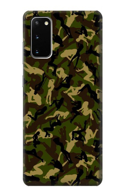 S3356 Sexy Girls Camo Camouflage Case For Samsung Galaxy S20