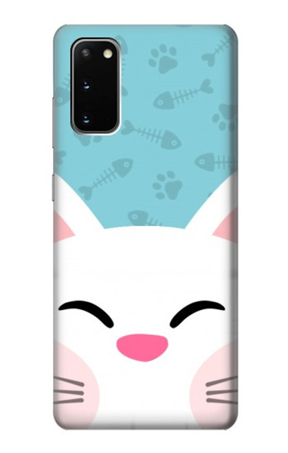 S3542 Cute Cat Cartoon Case For Samsung Galaxy S20