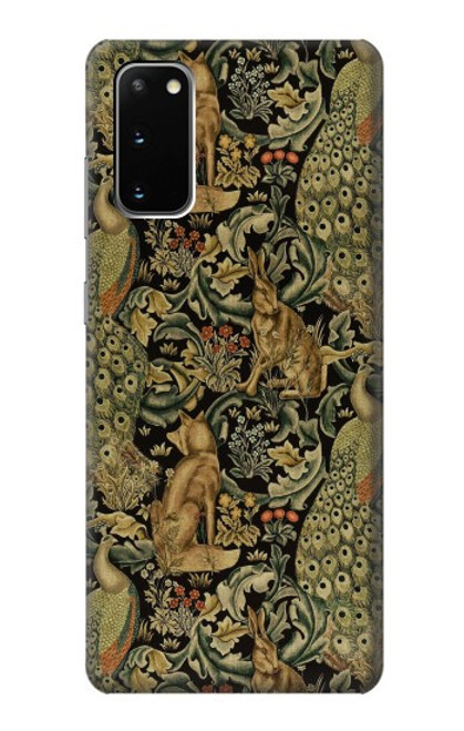 S3661 William Morris Forest Velvet Case For Samsung Galaxy S20