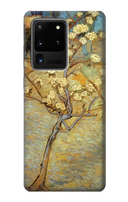 S1978 Van Gogh Letter Pear Tree Blossom Case For Samsung Galaxy S20 Ultra