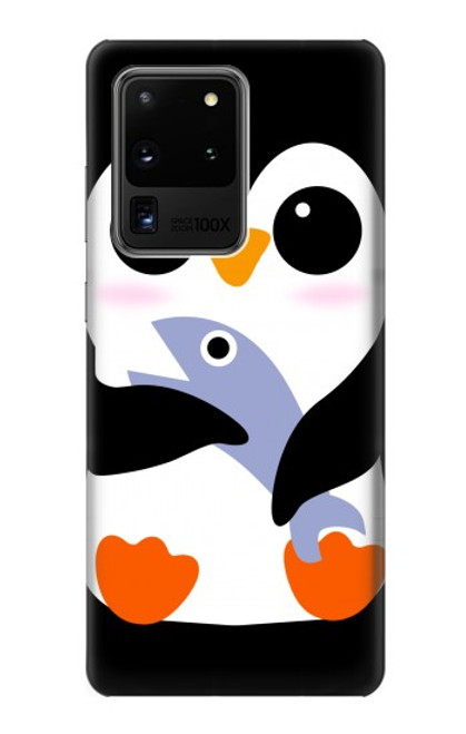 S2631 Cute Baby Penguin Case For Samsung Galaxy S20 Ultra