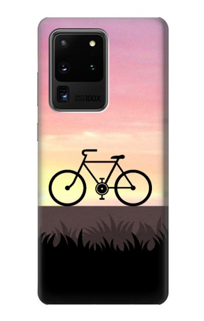 S3252 Bicycle Sunset Case For Samsung Galaxy S20 Ultra