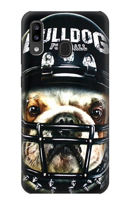 S0098 Bulldog American Football Case For Samsung Galaxy A20, Galaxy A30