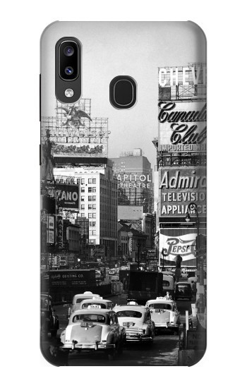 S0182 Old New York Vintage Case For Samsung Galaxy A20, Galaxy A30