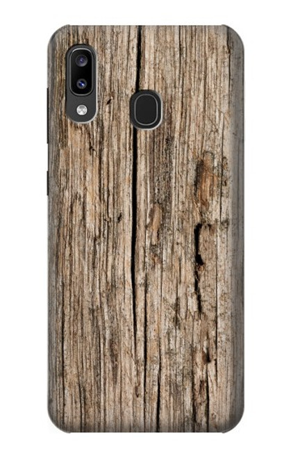 S0600 Wood Graphic Printed Case For Samsung Galaxy A20, Galaxy A30