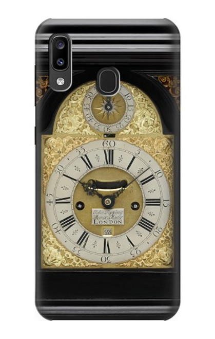 S3144 Antique Bracket Clock Case For Samsung Galaxy A20, Galaxy A30