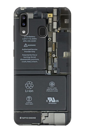 S3467 Inside Mobile Phone Graphic Case For Samsung Galaxy A20, Galaxy A30