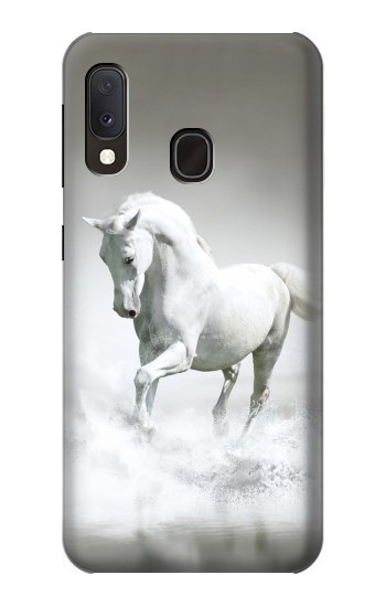 S0932 White Horse Case For Samsung Galaxy A20e