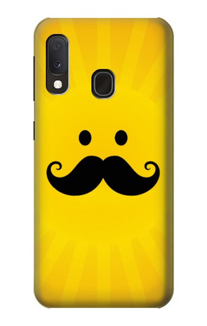 S1145 Yellow Mustache Sun Case For Samsung Galaxy A20e