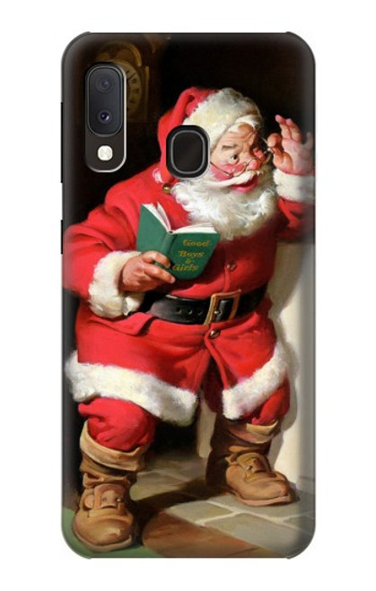S1417 Santa Claus Merry Xmas Case For Samsung Galaxy A20e