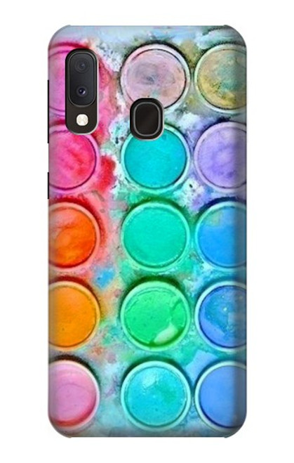 S3235 Watercolor Mixing Case For Samsung Galaxy A20e