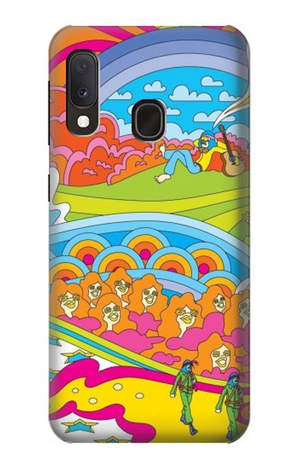 S3407 Hippie Art Case For Samsung Galaxy A20e