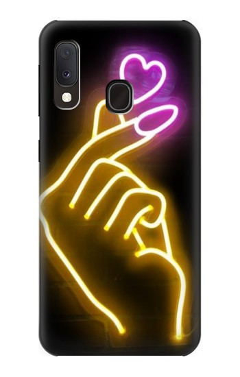 S3512 Cute Mini Heart Neon Graphic Case For Samsung Galaxy A20e