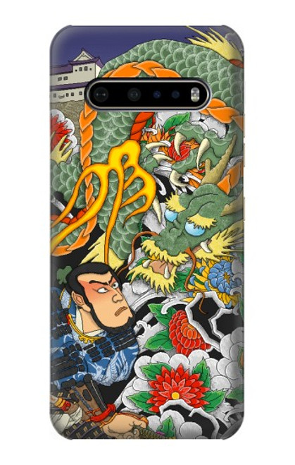 S0454 Japan Tattoo Case For LG V60 ThinQ 5G