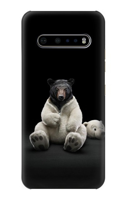 S0878 Black Bear Case For LG V60 ThinQ 5G