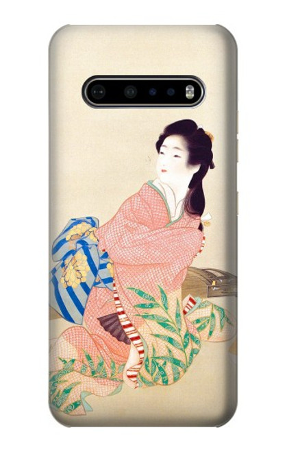 S0889 Japan Art Kimono Case For LG V60 ThinQ 5G