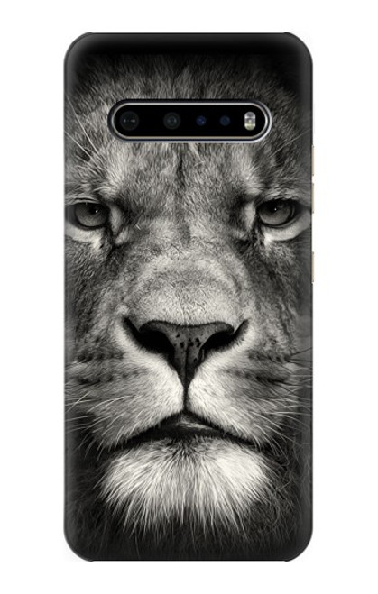S1352 Lion Face Case For LG V60 ThinQ 5G