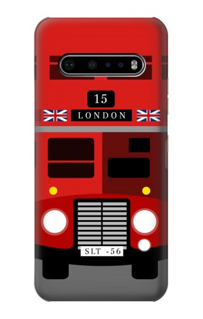 S2058 England British Double Decker Bus Case For LG V60 ThinQ 5G