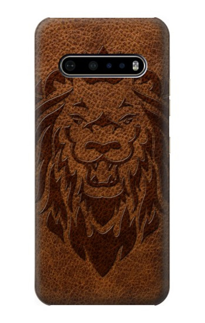 S2529 Leo Zodiac Tattoo Brown Graphic Print Case For LG V60 ThinQ 5G