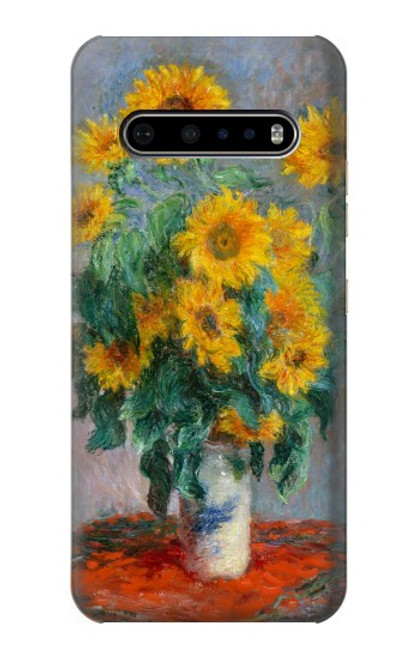 S2937 Claude Monet Bouquet of Sunflowers Case For LG V60 ThinQ 5G