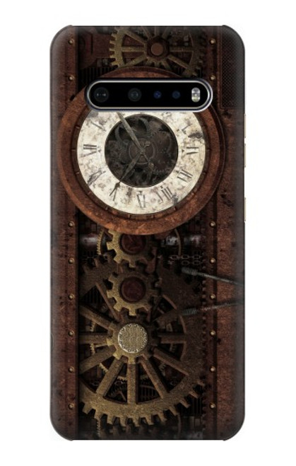 S3221 Steampunk Clock Gears Case For LG V60 ThinQ 5G