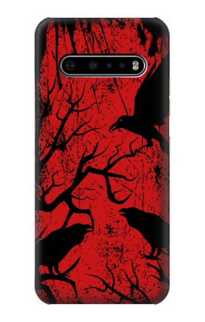 S3325 Crow Black Blood Tree Case For LG V60 ThinQ 5G