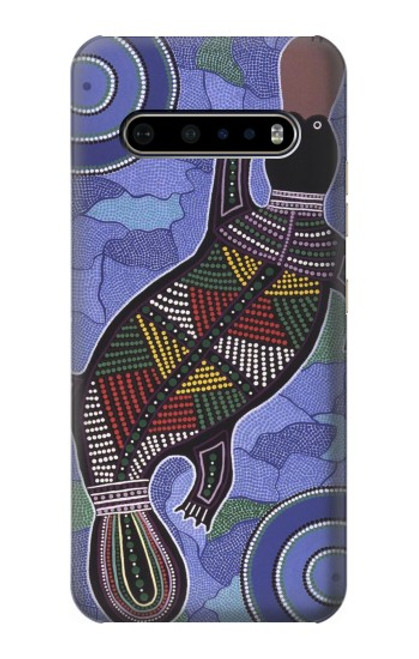 S3387 Platypus Australian Aboriginal Art Case For LG V60 ThinQ 5G