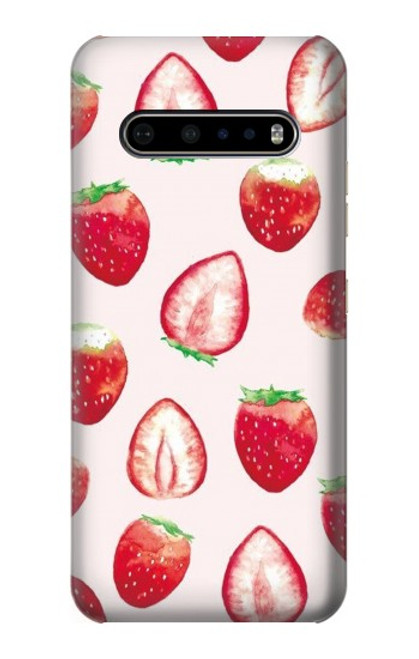 S3481 Strawberry Case For LG V60 ThinQ 5G