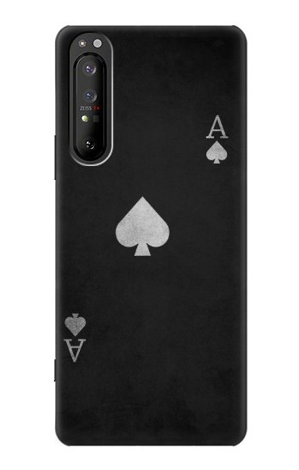 S3152 Black Ace of Spade Case For Sony Xperia 1 II