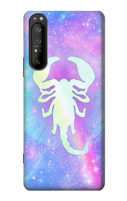 S3267 Zodiac Scorpio Case For Sony Xperia 1 II