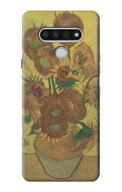 S0214 Van Gogh Vase Fifteen Sunflowers Case For LG Stylo 6