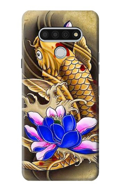 S1604 Carp Koi Fish Japanese Tattoo Case For LG Stylo 6