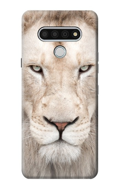 S2399 White Lion Face Case For LG Stylo 6