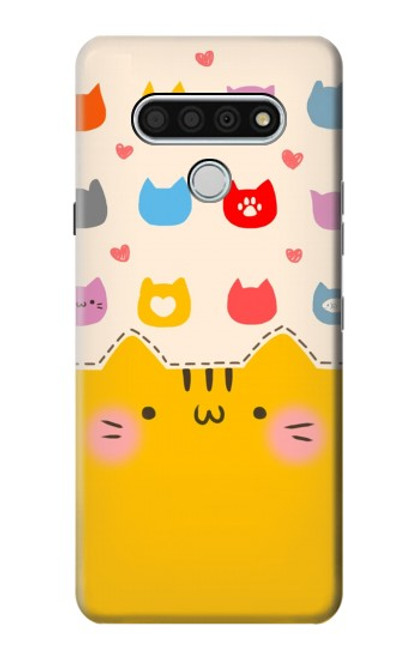 S2442 Cute Cat Cartoon Funny Case For LG Stylo 6