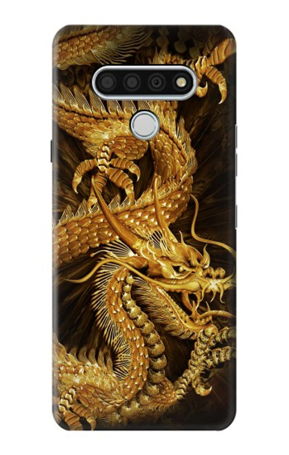 S2804 Chinese Gold Dragon Printed Case For LG Stylo 6