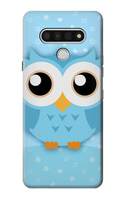 S3029 Cute Blue Owl Case For LG Stylo 6