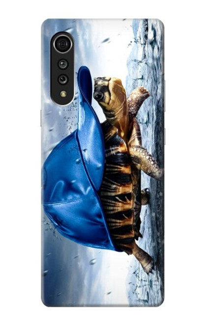 S0084 Turtle in the Rain Case For LG Velvet
