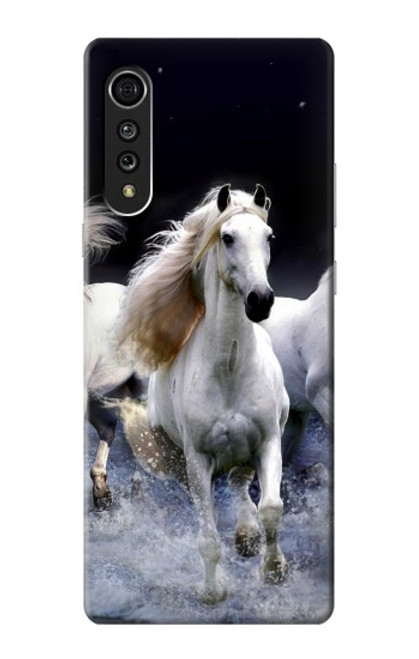 S0246 White Horse Case For LG Velvet