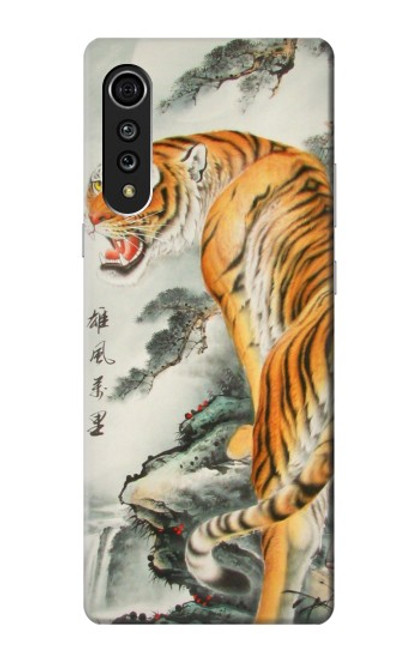 S1934 Chinese Tiger Painting Case For LG Velvet