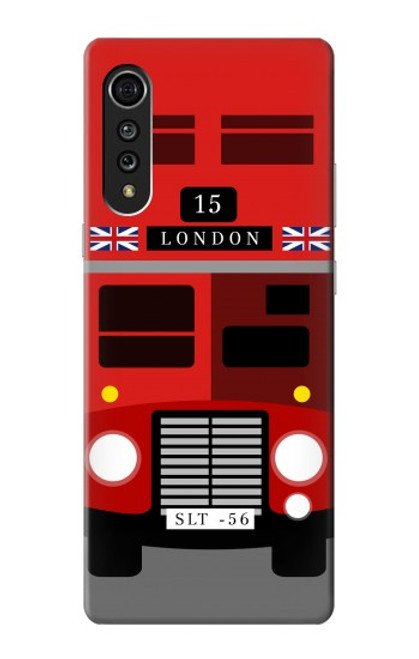 S2058 England British Double Decker Bus Case For LG Velvet