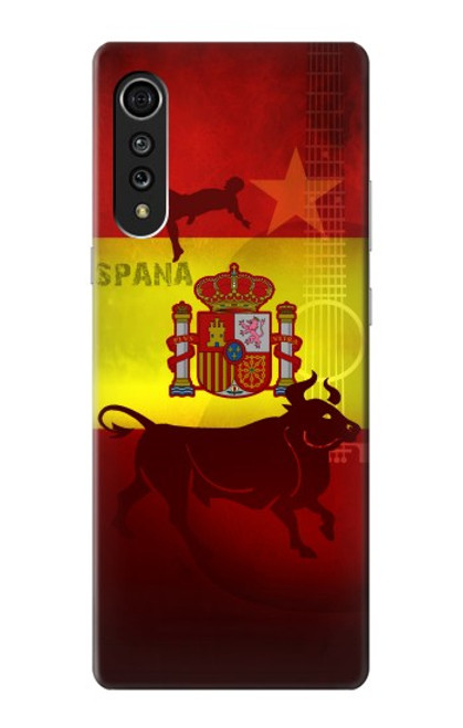 S2984 Spain Football Soccer Case For LG Velvet
