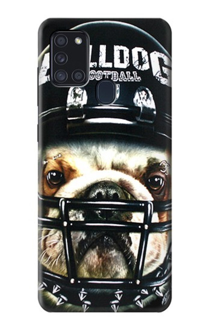 S0098 Bulldog American Football Case For Samsung Galaxy A21s