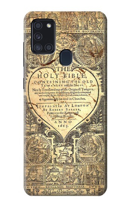 S0330 Bible Page Case For Samsung Galaxy A21s